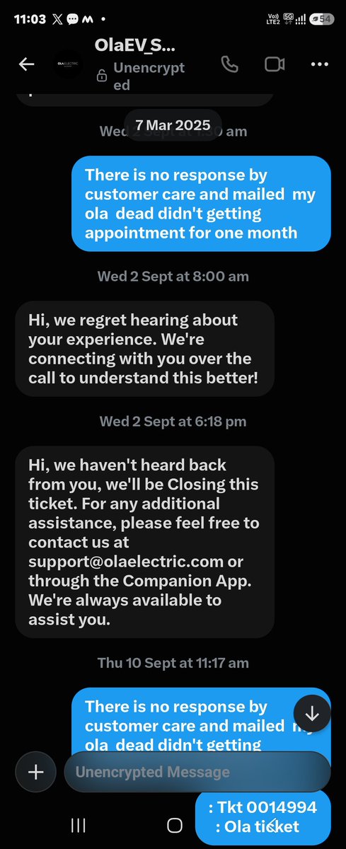 atulmobilemall's tweet photo. @bhash  very pathetic service by @OlaElectric why u people are exploiting poor people  like me ,no appointment for 2 months https://t.co/FZwggdAqMw