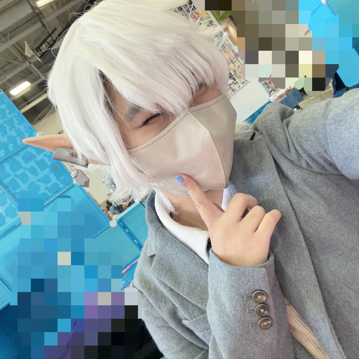 cuteafinder's tweet photo. Mask bc i dont like my makeup today HAHHAHA https://t.co/zdo0ssaHmX
