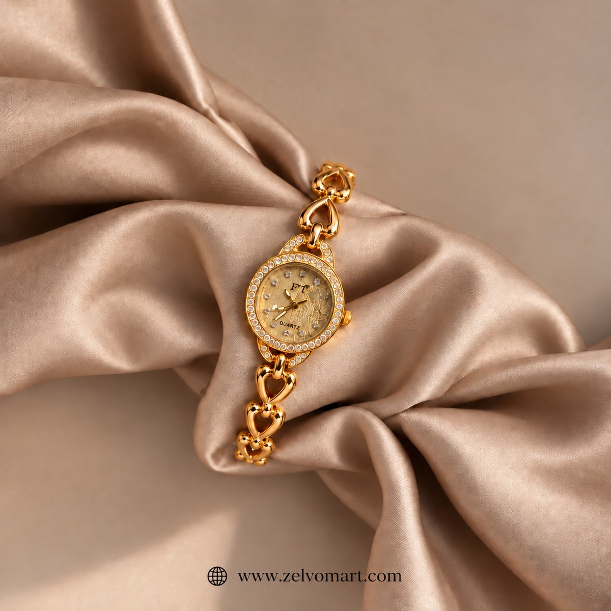 Zelvomart's tweet photo. Watch, bracelet, bangle. Stack all three or wear one at a time.
Gold-tone jewellery set, COD across Pakistan.
https://t.co/AQaJ8dvyXu
#Zelvomart #fyp https://t.co/rBJWJriHyP