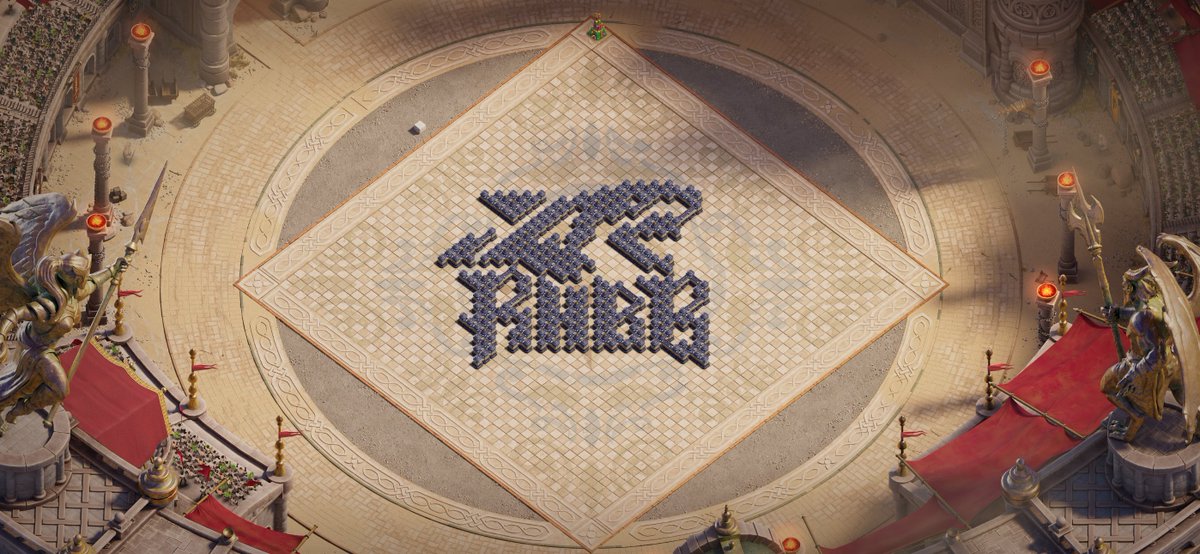 JiFFaClash's tweet photo. Your walls.
My art. 🧑🏻‍🍳���

Names. Logos. Ideas.
You bring it. I build it.

DM me for your custom showcase.
#ClashOfClans #TH18 #RHBaseBuilding https://t.co/Xo380pp9hI