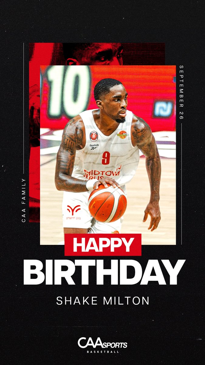 CAA_Basketball's tweet photo. Happy Birthday, @SniperShake https://t.co/Z91xeFVben