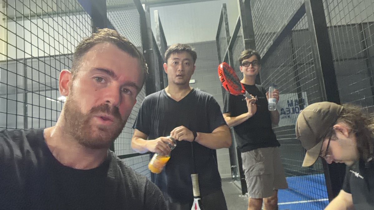 MATTHEWFOULKES's tweet photo. Been battling padel every night this week with the boys!
@Jacob_Clements1 @brodiespurlock @CardsWithM https://t.co/qWSwxMfXtu