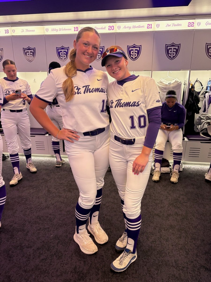 DMACCsoftball's tweet photo. TWO former DMACC SB ALL AMERICANS- Morgan Neuroth and Jacki Baas— YOU CAN GET THERE FROM DMACC!!! https://t.co/VwyqzyzYJg