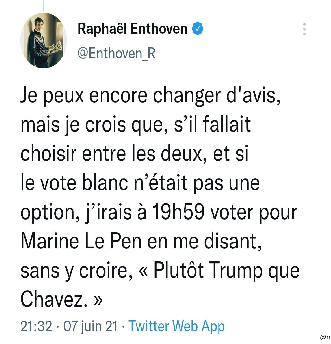 menalahy's tweet photo. @Enthoven_R Vous avez changé d'avis ?
#RetournementDeVeste https://t.co/mMVQRWd7o1