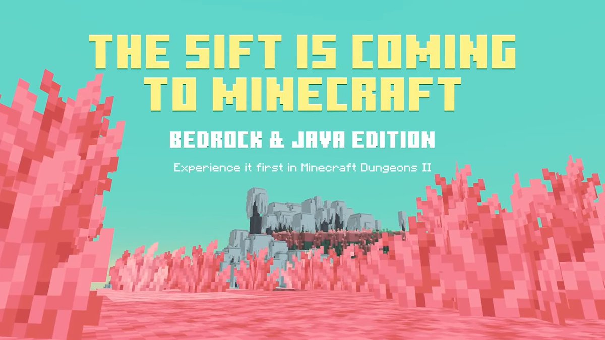 abc_kuma1025's tweet photo. 今回のMinecraft Liveで発表されたのは：
・氷の洞窟
・氷のクリスタル
・つらら
・凍ったゾンビ
・氷の玉
・凍結のポーション
...以上の内容が、今年の冬の主なアップデート内容となります！
さらに、「The Sift」という4つ目の新ディメンションが来年に実装されます！
#Minecraft
#MinecraftLIVE https://t.co/weKlzOZLTa