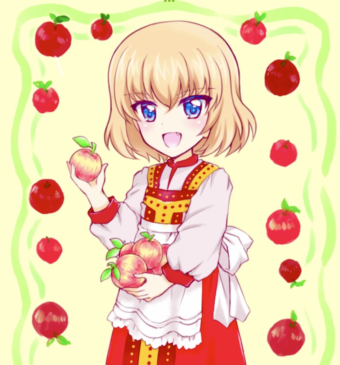 kuromoriya3's tweet photo. カチューシャたん❣️😋🍎🍏 https://t.co/4dJZGjdI9O