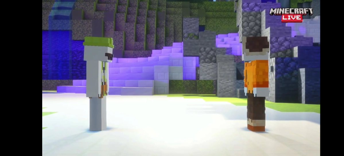 HGenzai116's tweet photo. SALIÓ QUACKITY Y QSMP EN MINECRAFT LIVE... PERO SABEN QUIENES MAS SALIERON???? COQUITO Y MANGUITOOOOO MIS NIÑOS APARECIERON EN LA PORTADAAAA https://t.co/1gpwQxa11Y
