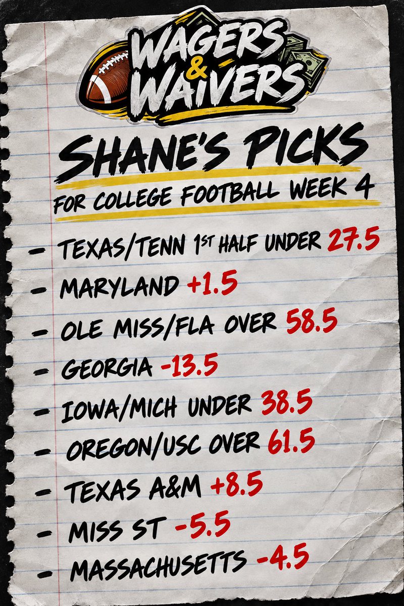 WagersnWaivers's tweet photo. 🚨🚨LET’S MAKE SOME MONEY💰💰 https://t.co/q1k7FPmqZ8