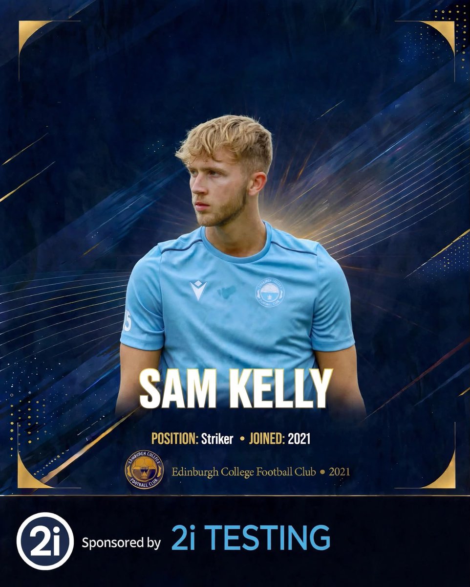 college_edin's tweet photo. The goal-scorers today who struck to give us our first win of the season 👊🏼

Sam Kelly (x2) (Sponsored by 2i Testing) &amp; Scott Hay. https://t.co/H0ILxSQHfY