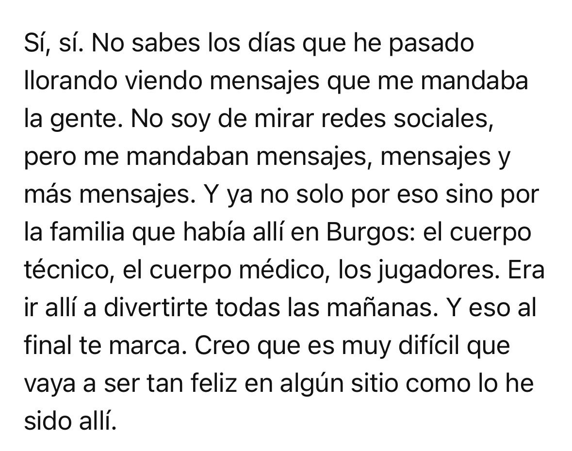 OrgulloBCF's tweet photo. Fer Niño habla acerca del Burgos por primera vez tras su traspaso al Elche.

Sábado totalmente jodido. https://t.co/iZxzOeyxdL