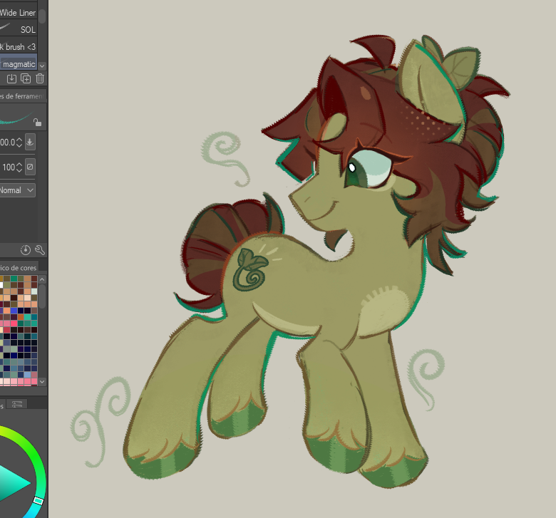 beetlesoocks's tweet photo. first try on designing my twst oc into pony 🌱
#mlptwt https://t.co/g5fKnM6Nbd