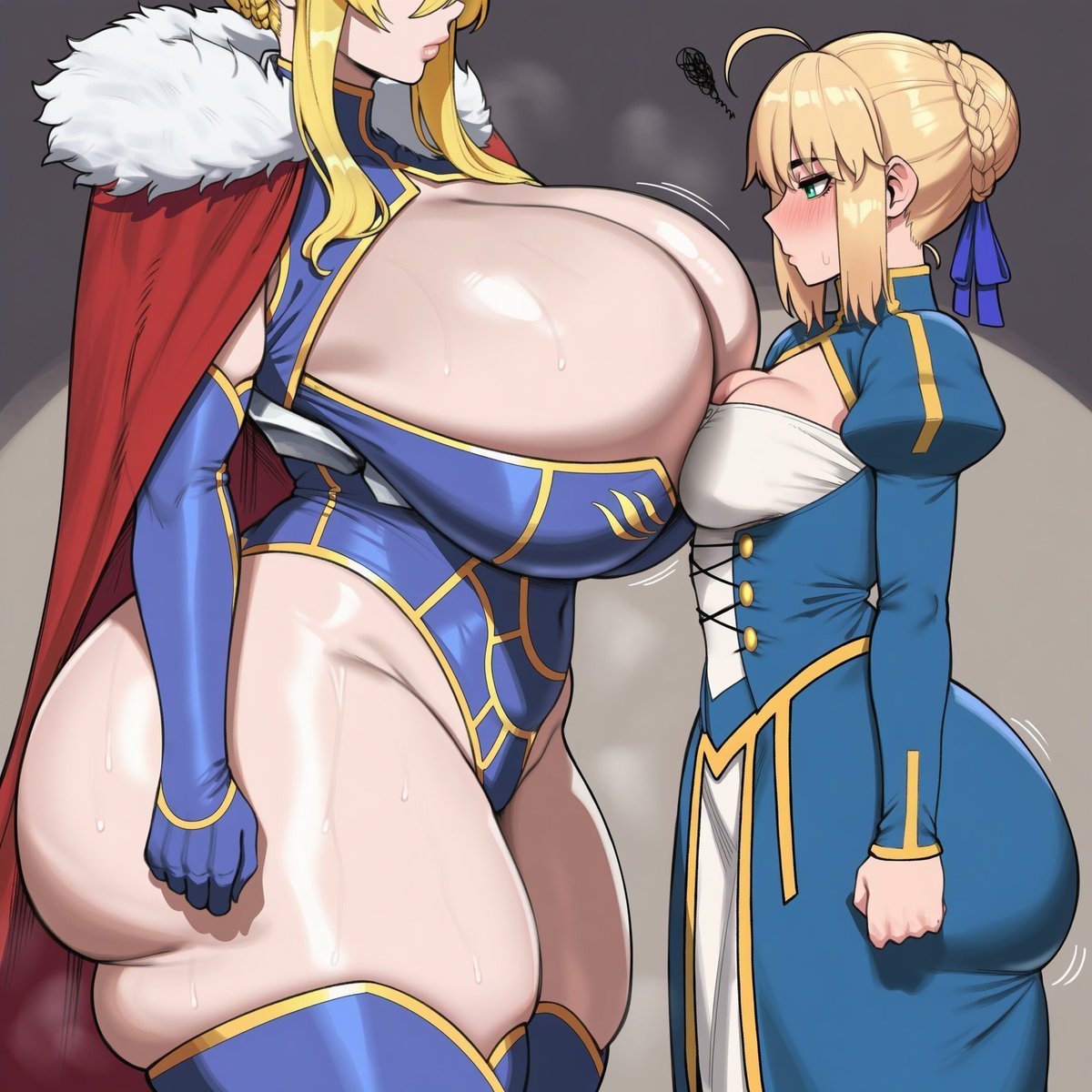 PAWGT0RIA's tweet photo. She's alot more different than her Saber self...

And it's a HUGE difference! https://t.co/oFuYSjUAJq