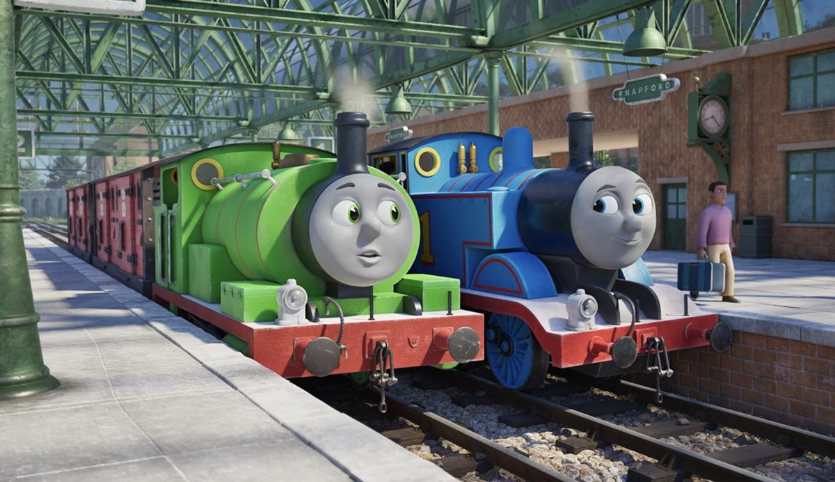 Cake_Of_Slice's tweet photo. Say what you will abt RHE, but after almost TEN years of nothing but stupid gimmick slop, I'm glad to get this more down to earth special. 
The plot being abt trains again was pretty refreshing. https://t.co/xDl2QDRDuH