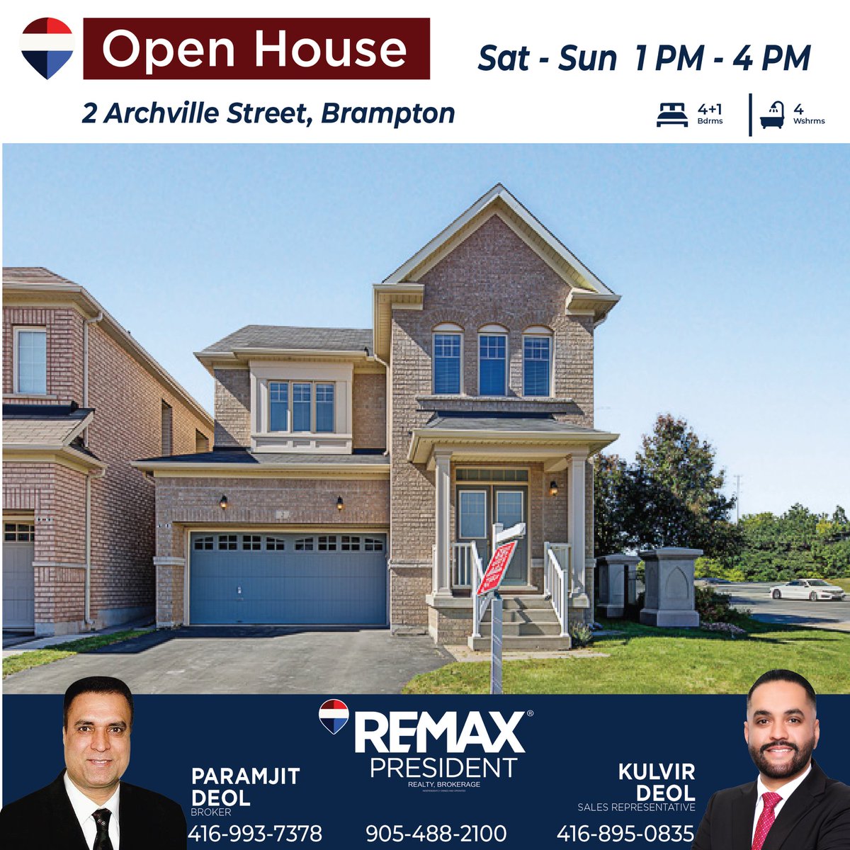 KD3OL's tweet photo. 🏡 JUST LISTED! 🔑✨
📍 Credit Valley, Brampton
💰 $899,000

🚨 OPEN HOUSE | SATURDAY &amp; SUNDAY | 1–4 PM 🚨

Welcome to this impressive all-brick Fieldgate detached home, ideally located in the highly desirable Credit Valley community of Brampton! https://t.co/yNPZd06pmn