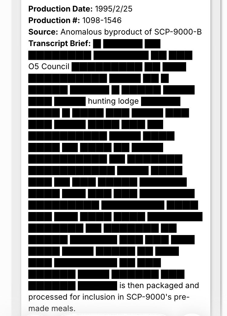 Lucayou7's tweet photo. Black bars are such a blunt type of horror. Blurring obscures details but still gives you the idea of something. In documents, putting [REDACTED] still gives you letters to glaze over. A black bar feels like your brain is protecting you from something you weren’t meant to see. https://t.co/13T8N1UdST