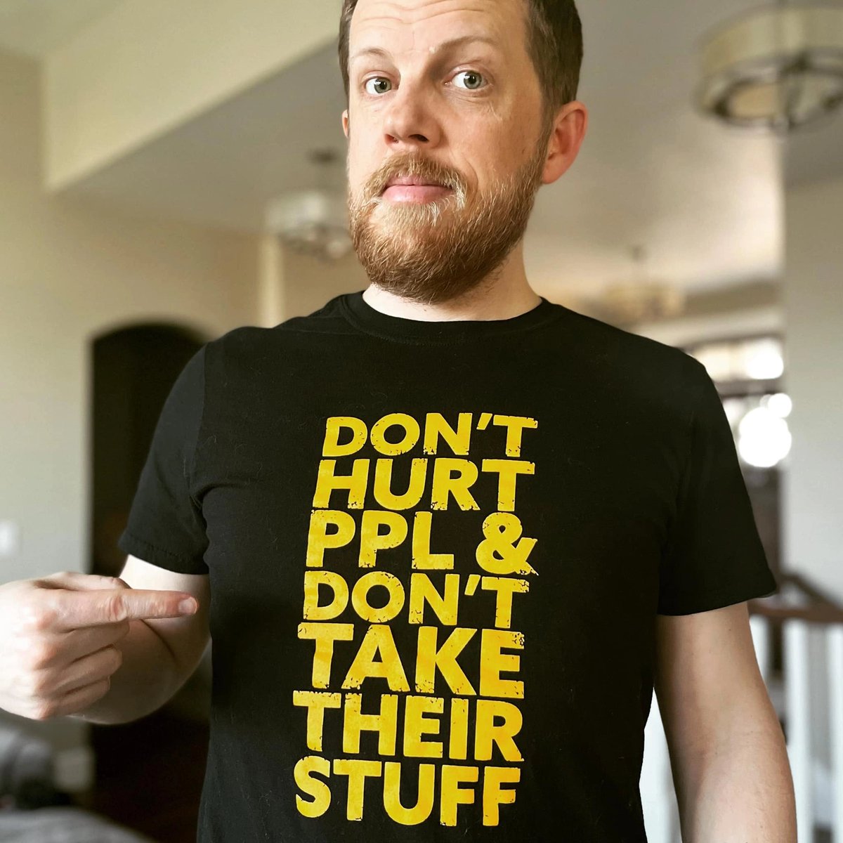 cboyack's tweet photo. My political philosophy, on a T-shirt. https://t.co/Q5VypbGJWN