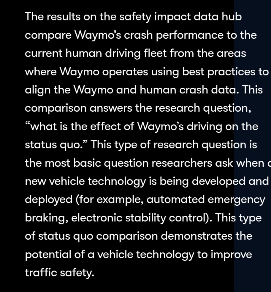 JeffDean's tweet photo. Good question.  It compares human drivers with Waymo driving from the areas where Waymo operates (to normalize for driving conditions, weather, etc)

There's more about the methodology here (this paragraph is from section 1.1.5 of the FAQ portion of the page below).

https://t.co/sVzh0fLzLj
