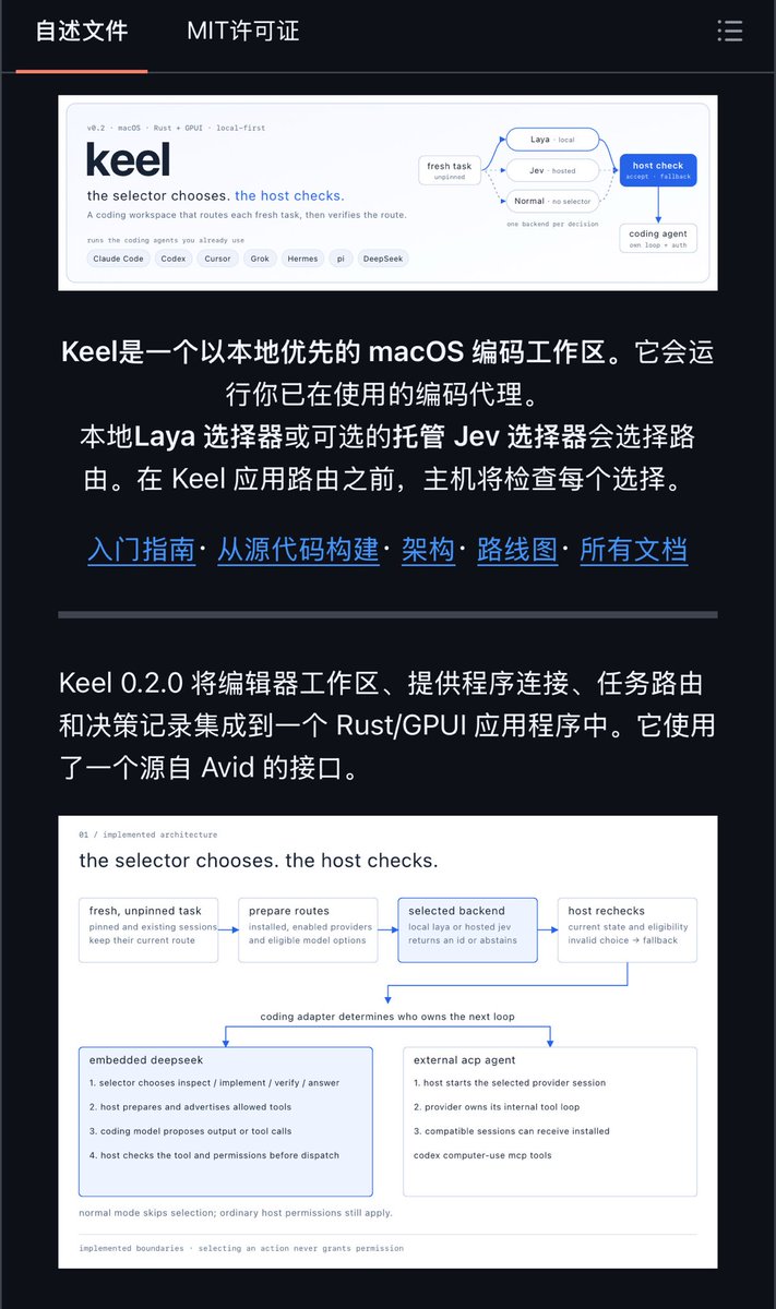 NFT_Chen's tweet photo. 🔥别再让 Opus 5.5 全程满血烧钱了！Jev 当裁判、Opus 干硬活，成本和时间直接砍掉约 80%！现在还不搭建，才是真看不懂！

核心亮点
🔹Opus 只负责难推理；Jev 从 harness 预先准备好的选项里做选择并校验
🔹动态调 effort（low→max），用 per-message 声明改力度，不打碎 prompt cache
🔹失败自动升档、通过自动降档，工具挂了先选恢复路径，不全量重跑
🔹先筛项目笔记再灌上下文，简单任务分流给更快 worker
🔹先跑聚焦检查，再上完整测试套件

两条上手路径（选一条就行）
A. 最快：给 Claude Code 加上 Jev 决策层
仓库：https://t.co/C1EIlS81aY
1️⃣准备 Node ≥ 22.18 + Claude Code 2.1.280+（先 claude auth login）
2️⃣npm install -g jev-opus
3️⃣jev-opus init（填 TypeSafe / OpenRouter 的 Jev key；没有也能用本地启发式）
4️⃣jev-opus doctor 体检
5️⃣jev-opus claude 启动，在 /model 选 Opus 5.5 · Jev
6️⃣开始干活。想无头跑任务：jev-opus "fix the failing tests"

B. 完整 harness：本地工作区 + 决策层
仓库：https://t.co/L3nF1WftUN
工程说明：https://t.co/xakbOgyuZO
1️⃣Apple Silicon + macOS 15+
2️⃣git clone https://t.co/8OHHTc87iR && cd keel
3️⃣bash scripts/build-laya-assets.sh
4️⃣cargo build -p keel --bin keel --release
5️⃣打开 Keel，选 Jev / Local Laya / Normal
6️⃣接上你已有的 Claude Code / Codex / Cursor 等 agent，把决策交给 Jev，推理交给 Opus

原则就一句： harness 准备选项并校验，Jev 做窄决策，Opus 5.5 只在值得烧的地方满血。

#Jev #Opus55 #ClaudeCode #AgentHarness #BuildInPublic #AIEngineering #PromptCache #LLMAgents