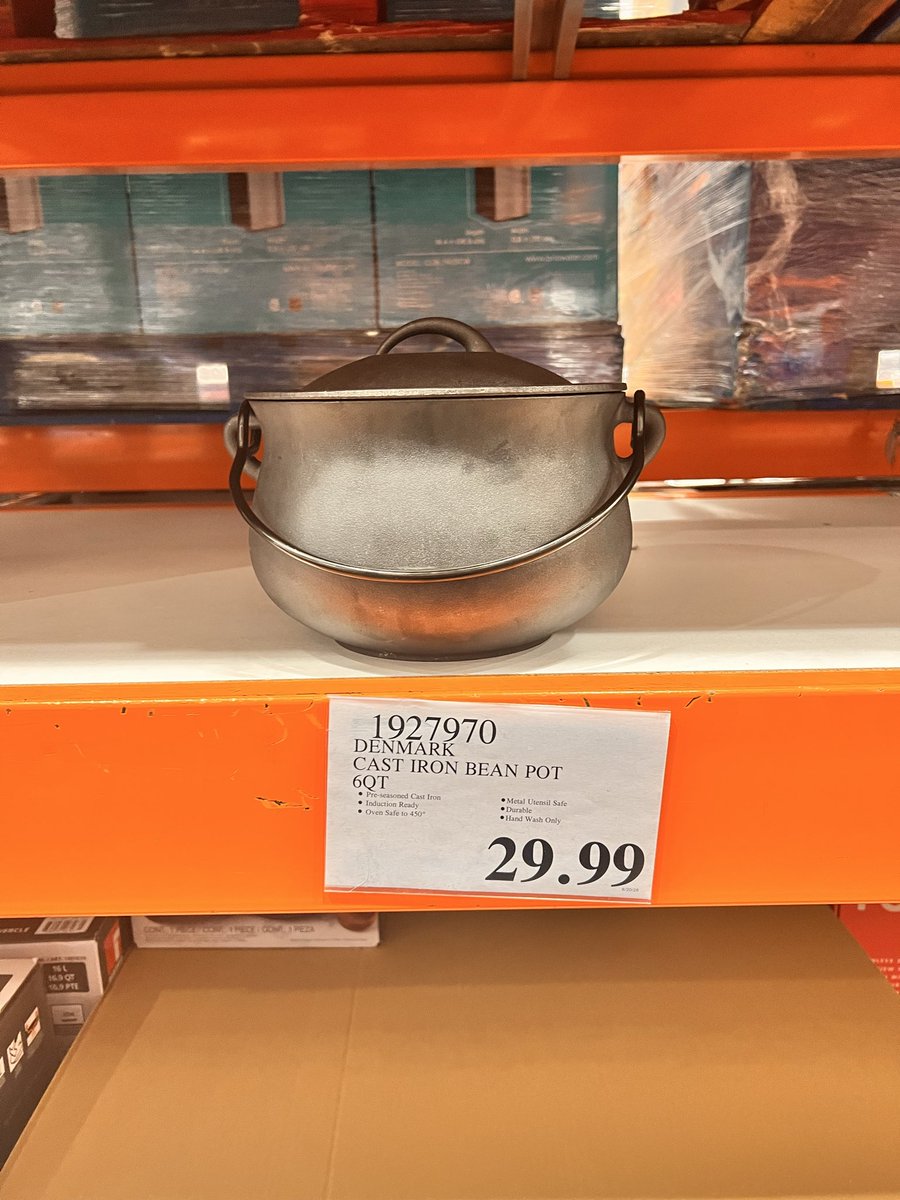 spaceytracy91's tweet photo. How do I prevent myself from buying a literal cauldron at Costco??? https://t.co/PIGeChDPun