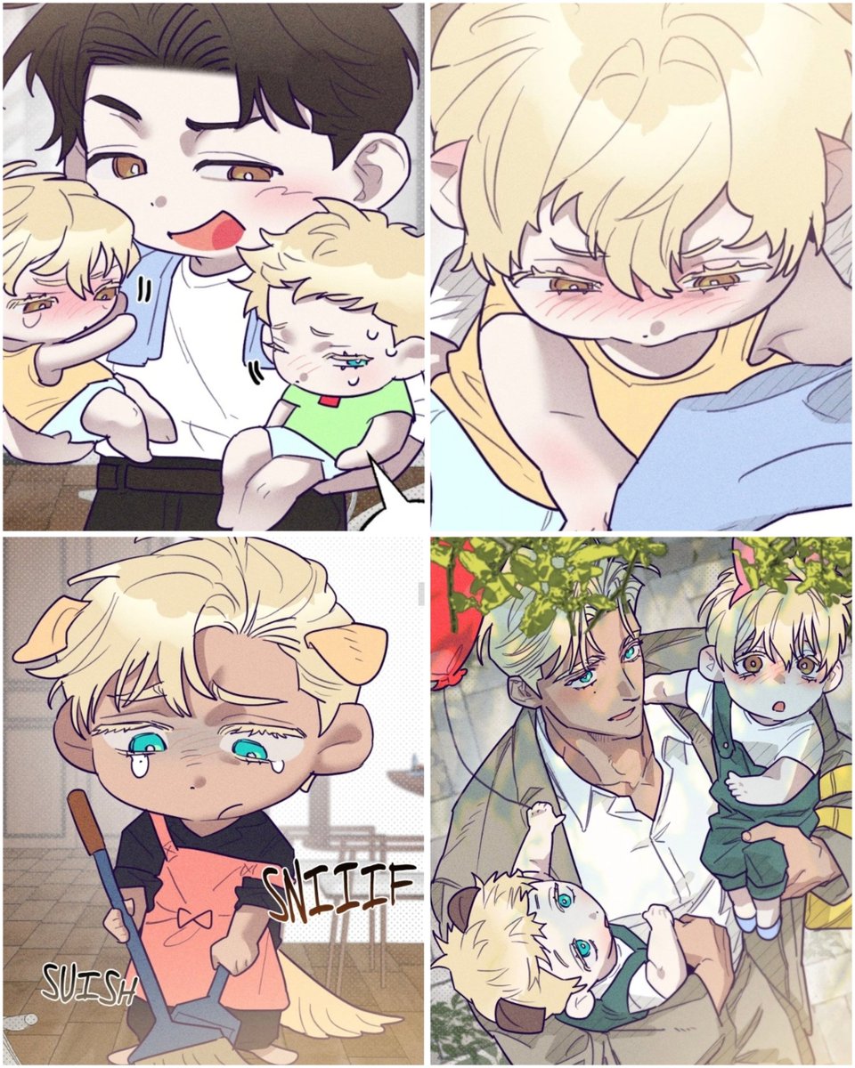 Mimitthaa's tweet photo. —No se pongan quisquillosos. Su papá les preparó la comidita. 

—NO. MI PAPÁ... ¡ERES TÚ!
 ‐-----------‐
—Es un lugar para los tres...pero vino alguien que se quiere robar a mi papá

—El amor no se divide ,se multiplica. Se los juro. 

–Papá 

  #manhwabl 
#uncrimenmuyembarazoso https://t.co/VgfTqYUyoJ