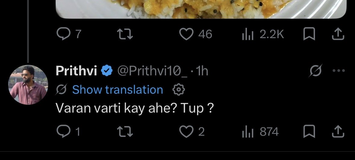 Sheetal_110's tweet photo. @Prithvi10_ @gauravsabnis . @Prithvi10_ 😂😂😂 https://t.co/P8L1GQ86r6