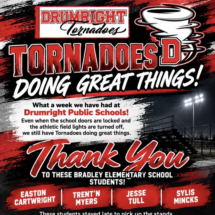 DrumrightS's tweet photo. THIS IS THE TORNADO STANDARD! https://t.co/oNzOmo3WO2