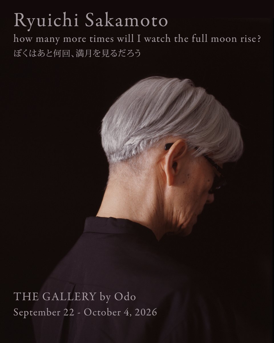 ryuichisakamoto's tweet photo. SKMT | dig 🌕

"walker"
from "async" (2017)
By Ryuichi Sakamoto

Listen: https://t.co/6n7V92Z4SL

On Sept 1, 2016, Sakamoto and Alva Noto performed at Philip Johnson's Glass House in New Canaan, Connecticut, to open Yayoi Kusama's installation there. Beforehand, Sakamoto walked the grounds with a recorder running. The leaves and grass under his feet became central to "walker." He conceived "async" as the soundtrack to an imaginary film by Andrei Tarkovsky, and tied this recording to scenes from "The Sacrifice."

"I think you can properly imagine the setting by hearing the soundscape."

Ryuichi Sakamoto, Resident Advisor, 2017
Other elements he recorded at the Museum of Arts and Design in New York, in a 2016 exhibition of Harry Bertoia's Sonambient sculptures. He later acquired two sound sculptures by Harry's son, Val Bertoia, and played them at the album's live premiere at the Park Avenue Armory in 2017.

-------------------------
Both of Val Bertoia's sculptures are in "how many more times will I watch the full moon rise?" at THE GALLERY by Odo, now extended through Sunday, Oct 4th. The exhibition marks the release of "Music Sets You Free" (HarperVia), the first English edition of Sakamoto's autobiography.

"Ryuichi Sakamoto: CODA" (2017), Stephen Nomura Schible's film, which follows him from the aftermath of Fukushima through his 2014 cancer diagnosis and the making of "async," screens at Metrograph on Sunday, Sept 27th and Friday, Oct 2nd.
https://t.co/3EK21B2RKM

#skmtnews
#skmtdig
#ryuichisakamoto
#async
#musicsetsyoufree