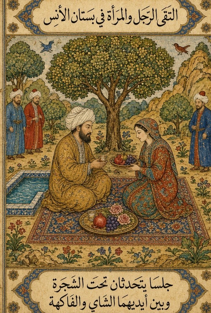 AtlasOfWisdom's tweet photo. Rumi did not think love was meant to make you happy. He thought it could dismantle the person who is doing the loving.

Rumi (1207–1273) was a Muslim scholar, poet and Sufi mystic. For him, love was not just a feeling. We want to possess, control and be loved in return. Rumi saw this attachment to “me” and “mine” as part of the nafs.

That is why longing matters. At the beginning of his Mas̱navī, he uses the sound of a reed flute separated from its source as an image of the human longing to return to its origin.

The person or beauty we love is not necessarily the final object of that longing. It can awaken a desire that reaches beyond it, toward God.

Rumi calls the fading of the ego’s claim to be separate and self-sufficient fanāʾ. His idea of “dying before you die” points to the same process, the loosening of the ego while we are still alive.

So love, for Rumi, is not about finding something to complete the self. It is a way of discovering how deeply the self is attached to possessing, controlling and being recognised - and learning to let that attachment go. #Sufism 

Image source:
“Meeting of Jalal al-Din Rumi and Molla Shams al-Din” (late 16th–early 17th century), unknown artist.
Source: Topkapi Palace Museum, Wikimedia Commons. Version checked: 23 January 2011. License checked: 26 September 2026 - Public Domain.