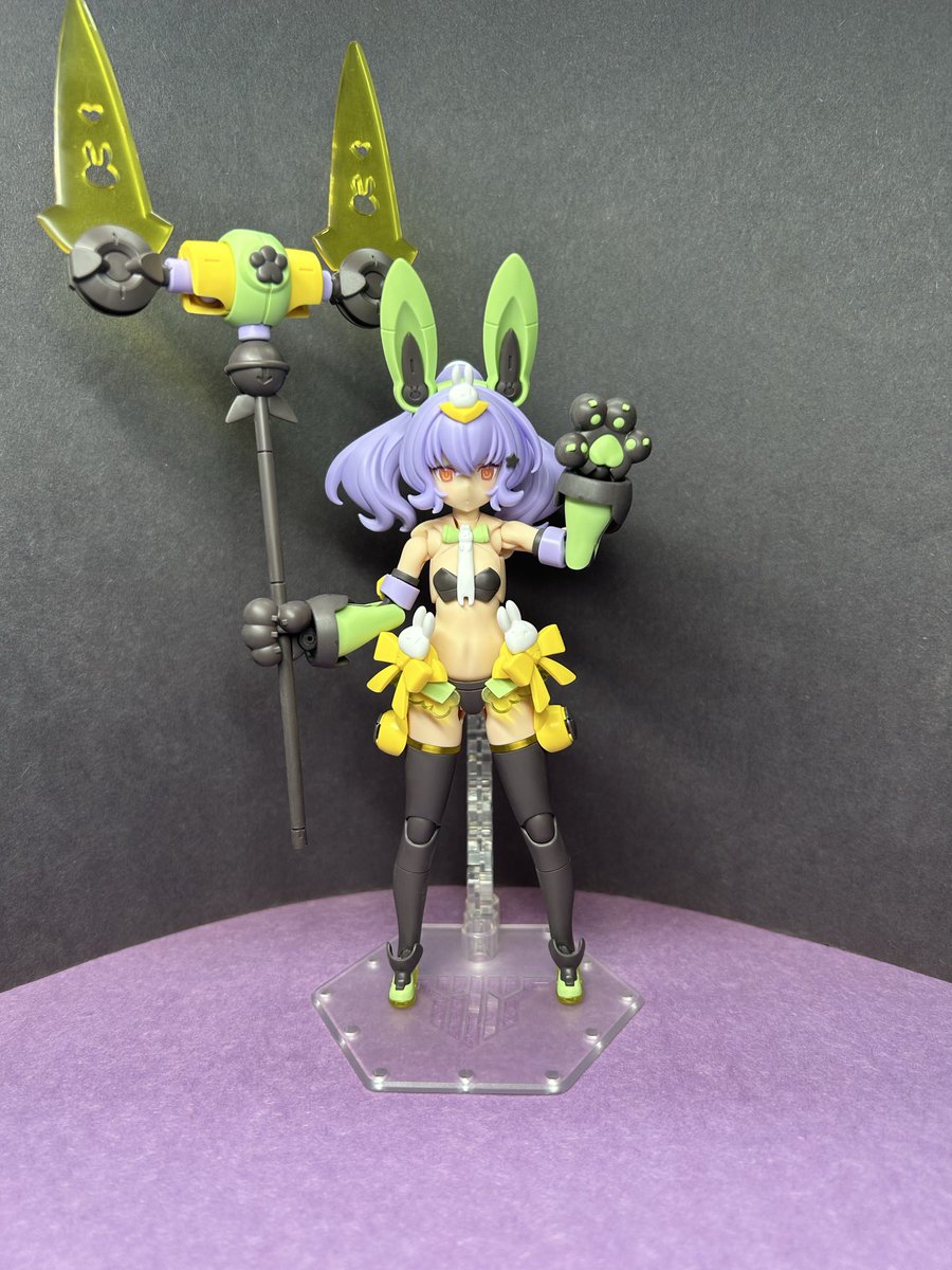 servalcatchan's tweet photo. トゥの進捗です。
武装モードの組み立てが終わりました。　この後は分解、洗浄して塗装へ進めていきます。
しかしまぁなんて可愛らしいプラモなんでしょ…☺️
#メガミデバイス https://t.co/MFpBCSg4Hm