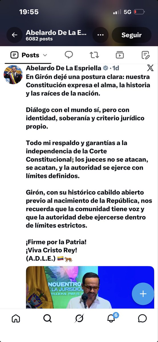 luzmonsa's tweet photo. Una cosa es lo que dice #Abelardo #ADLE #PatriaMilagro y otra la que hace. Si respeta constitución, no diga #CristoRey, respete la
Diversidad religiosa de la nación, no genere odio, pues es su función generar la reconciliación entre Colombianos #Colombia https://t.co/QZOHf9gyay