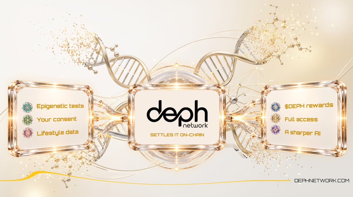 HelixHunterX's tweet photo. I’ve been involved around @DEPHNetwork for a while now, and with $DEPH launching next week I think it’s finally time to explain why I’m so bullish on what’s being built here.

This is NOT another token looking for a use case. 🧬

Thread 👇

#DEPH #Crypto #Web3 #DeSci https://t.co/YaaPfPHDZi