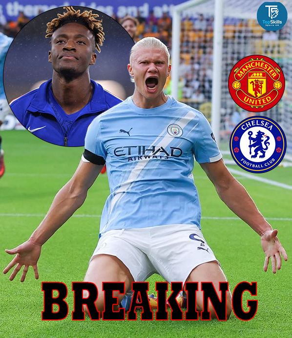 topskillsportuk's tweet photo. 🚨💣 𝐎𝐍𝐄 𝐒𝐄𝐂𝐑𝐄𝐓 𝐑𝐄𝐕𝐄𝐀𝐋𝐄𝐃: In 2022 Manchester City signed Erling Haaland for £51m. 🚫😳

Borussia Dortmund had already turned down offers of more than £75m from Chelsea and Manchester United.

Chelsea later came back with a second bid of £130m plus Tammy Abraham, but Dortmund still said no.

City triggered his release clause and got him for £51m.