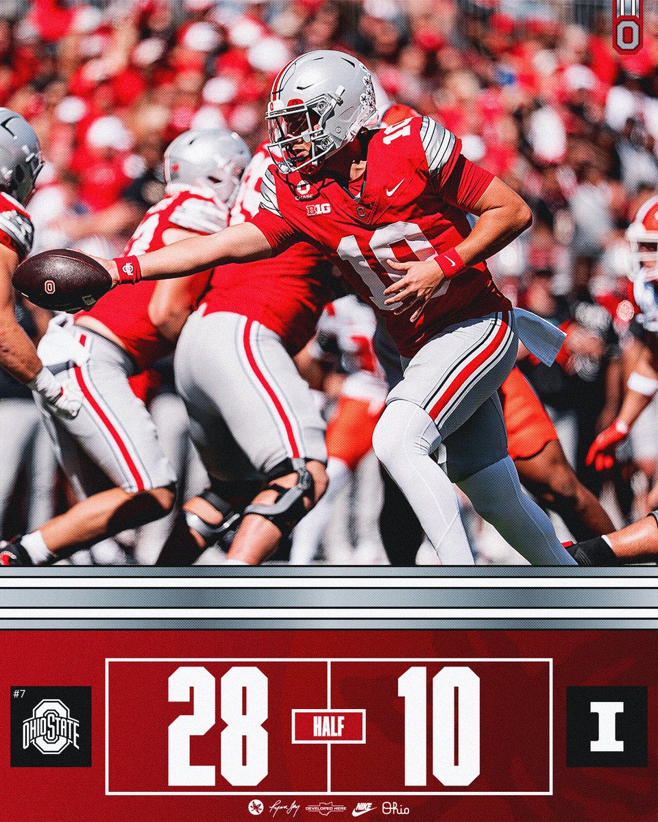 OhioStateFB's tweet photo. Through Two Quarters https://t.co/zXOVCyGiz0