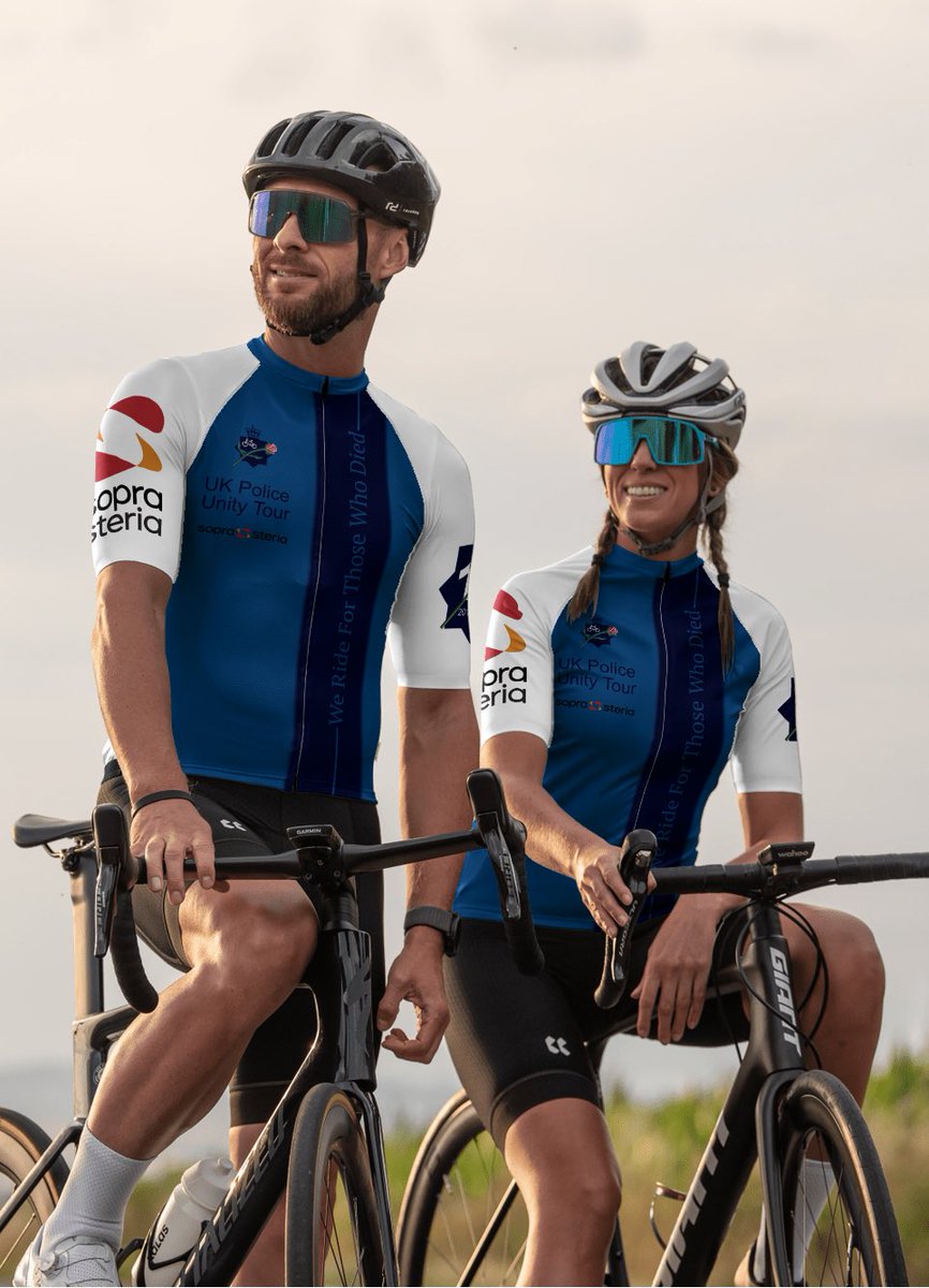 PolUnityTourUK's tweet photo. We’re delighted to reveal the design for next year’s 15th Anniversary UK Police Unity Tour ride shirt by KALAS Sportswear!

A huge THANK YOU to @SopraSteria for sponsoring next year’s shirt!

📢 Registration for the 2027 Tour will be opening soon!
@UK_COPS 
#WeRideForThoseWhoDied https://t.co/UQRgRqfj0u