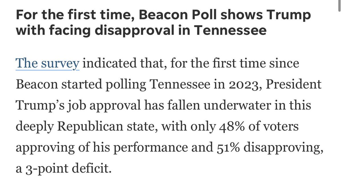 appodlachia's tweet photo. Donald Trump is in Knoxville today so it’s worth noting a majority of Tennesseans disapprove of him for the first time basically ever https://t.co/aiv9UhoJ5e