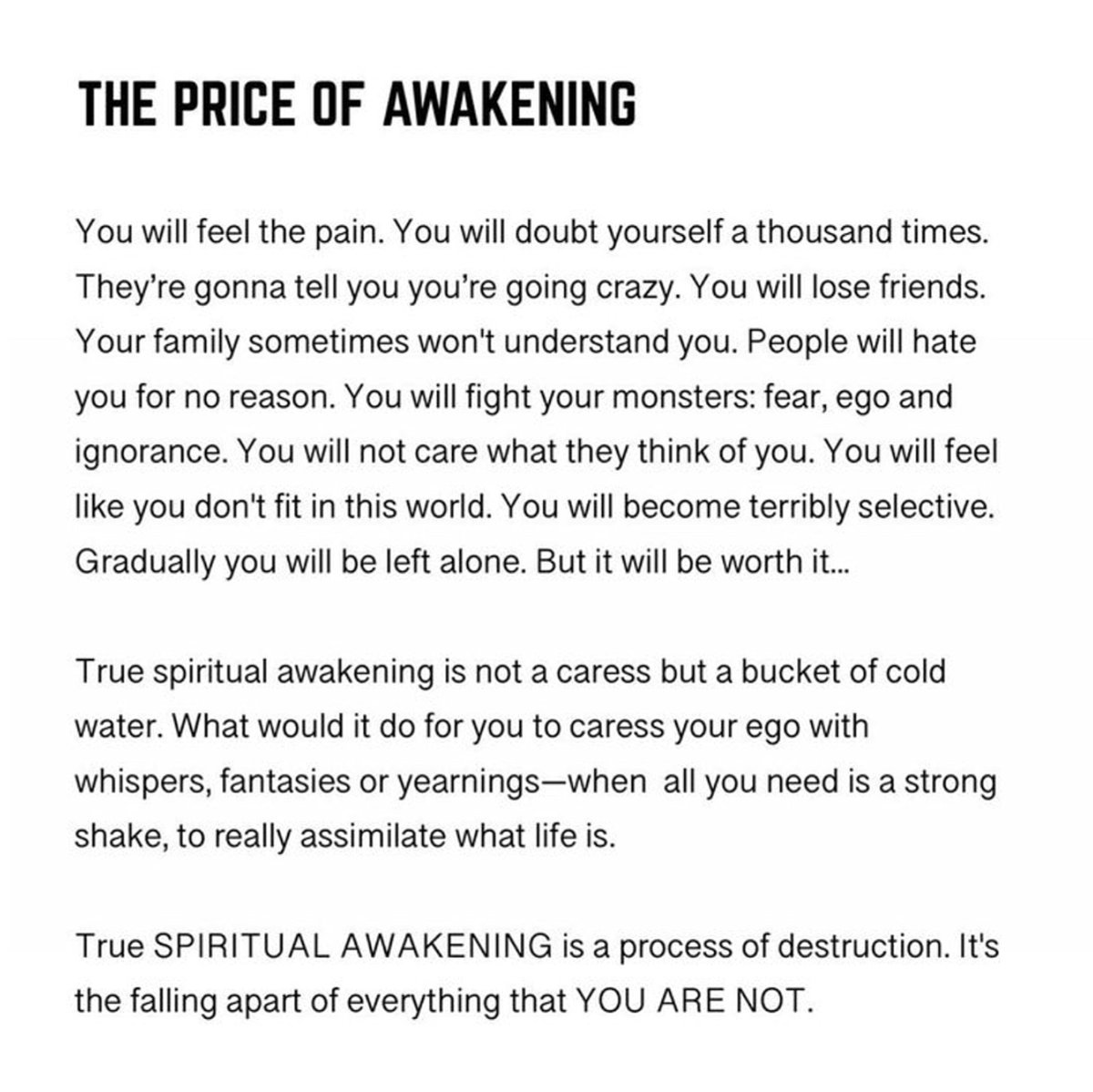 Healing_Pages_'s tweet photo. THE PRICE OF AWAKENING https://t.co/la0fYpuFoT