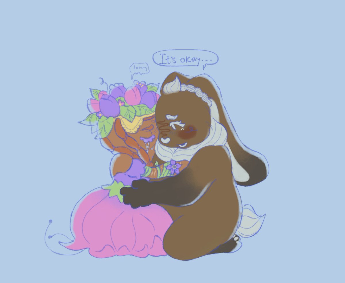 VeerryStarbit's tweet photo. If someone finds the original dtiys I would be grateful, this was very touching for me
#dandysworld #chocobasket #bassie #cocoa https://t.co/NiGKyw23a8