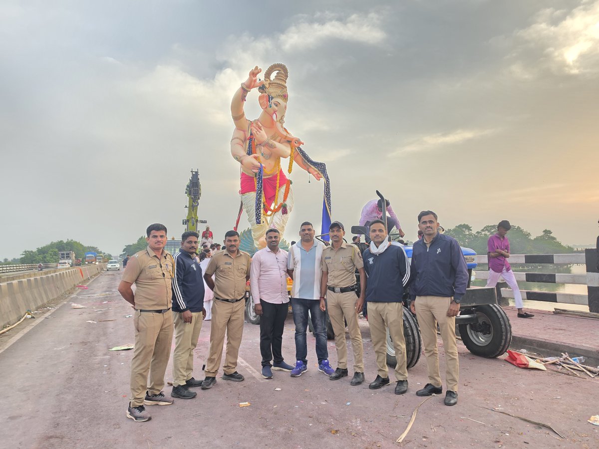 ramesh_jarwal's tweet photo. Ganesh utsav 2026 bandobast https://t.co/sX7twtxGRP