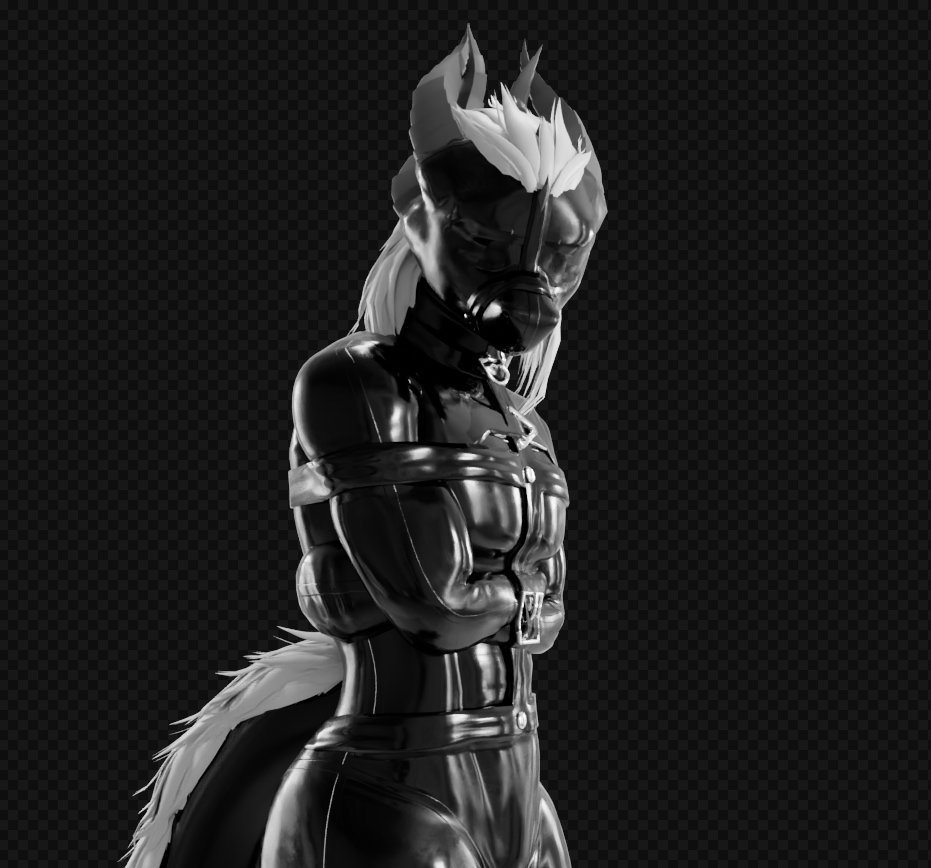 Tavvy_Tav's tweet photo. Latex modelling comm for valkir on FA https://t.co/KvVgUS9yKb