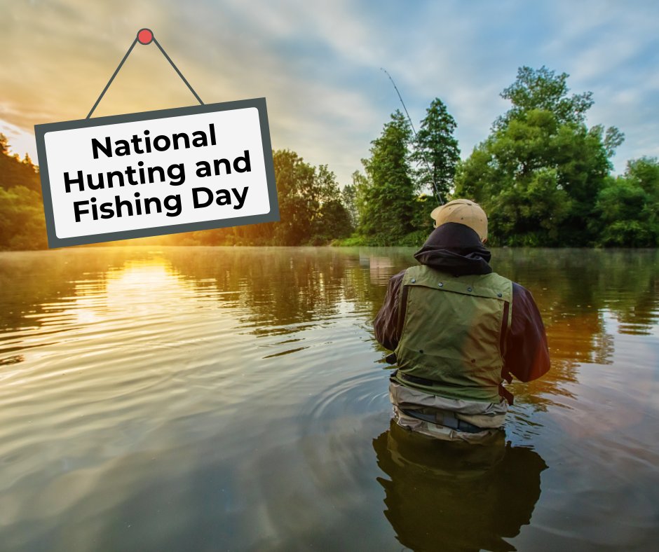 ConsumersPower's tweet photo. Whether you're casting a line at sunrise or heading into the woods before dawn, we hope you enjoy #NationalHuntingandFishingDay. 

CPI wants to remind you to stay aware of your surroundings and always keep a safe distance from power lines and electrical equipment. https://t.co/Dzqx9VeoqM