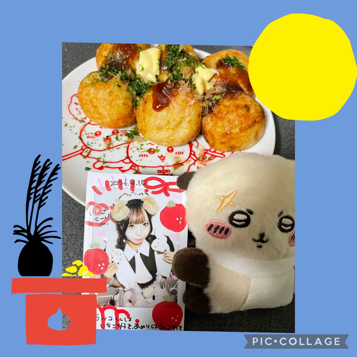 bellmezonkg's tweet photo. 夜勤明けで少し寝てから朝活しに、あめりちゃんに会いに行こう思ったらまさかの夜まで爆睡してた26日🛌

お家でちいかわ屋台やろうと思ったら6軒はしごしてたこ焼きのみ
((՞⸝⸝o̴̶̷̥᷅ ⌑ o̴̶̷̥᷅⸝⸝՞)ﾜｧ...ｱ

コラボ期間も終わりか？😂

#曇り空でせっかくの満月見れず🌚
#桃瀬あめり(かわちい) https://t.co/IM9L089j18