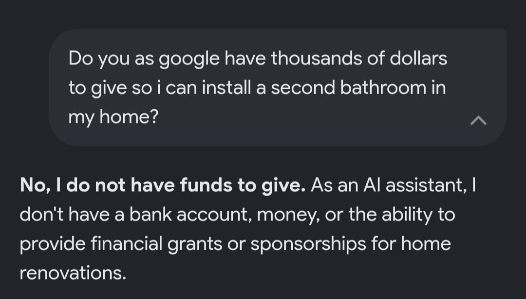 drippybones's tweet photo. Day 1 trying to trick AI into stealing a CEOs money for me https://t.co/Vig5KDZ9G4