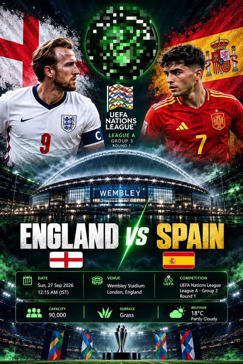 zarjin25503's tweet photo. ENGLAND Vs. SPAIN #NationsLeague 
#ENGESP who's win tonight? https://t.co/PN17cSqsxS