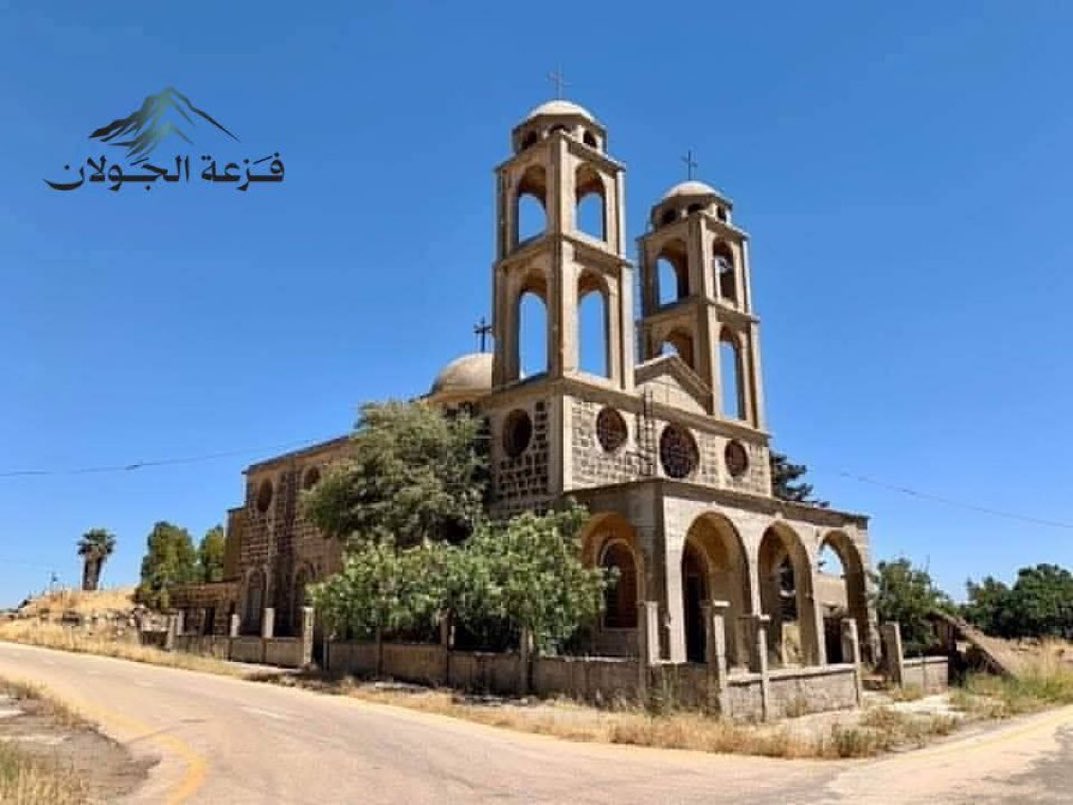 Abu_Saqr_16's tweet photo. كنيسة الروم الأرثوذكس⛪️ #القنيطرة
#GolanIsSyrian
#الجولان_عربي_سوري https://t.co/RrGQw8P3Nd