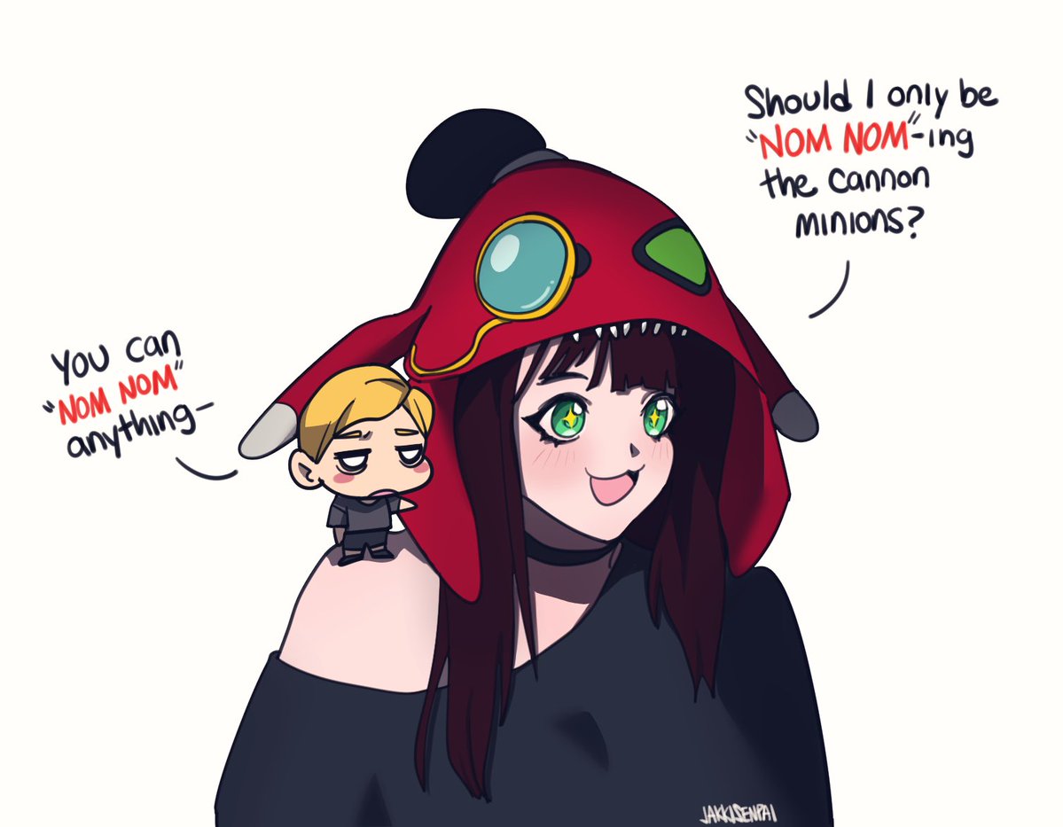 jakkisenpai's tweet photo. So @TenshiTTV mentioned something about a chibi @nemesis_lol ...

I had to draw it https://t.co/ADsGtKMP0q