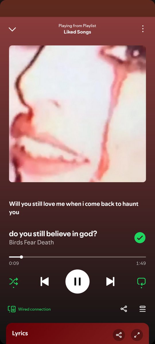 disorderite07's tweet photo. ouuu and then this BANGER comes on in my shuffle 🤤🤤🤤🤤 https://t.co/42dXFDmKI4