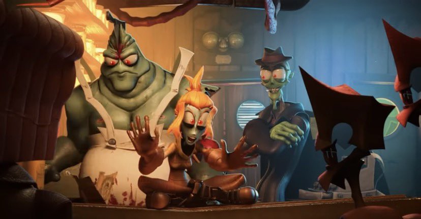 gummy_melon's tweet photo. I may have run out of things to say about the pilot, but I only now realized this and found it pretty adorable. When Mel is explaining her angel egg scheme, Mud perks up and a bit and grins in admiration of her plan before Ken comes up and shuts it down, annoyed that he ruined it https://t.co/MMBhS8gQR5