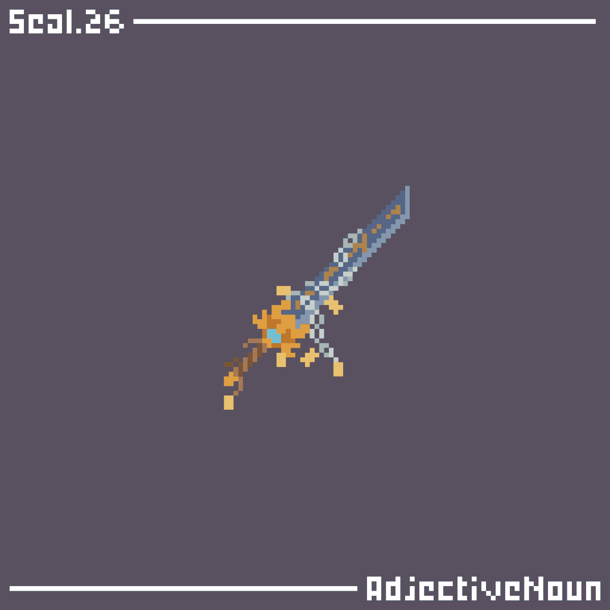 _AdjectiveNoun's tweet photo. Day 26 of #swordtember! - Seal
#swordtember2026 https://t.co/S3MfSjiYU0