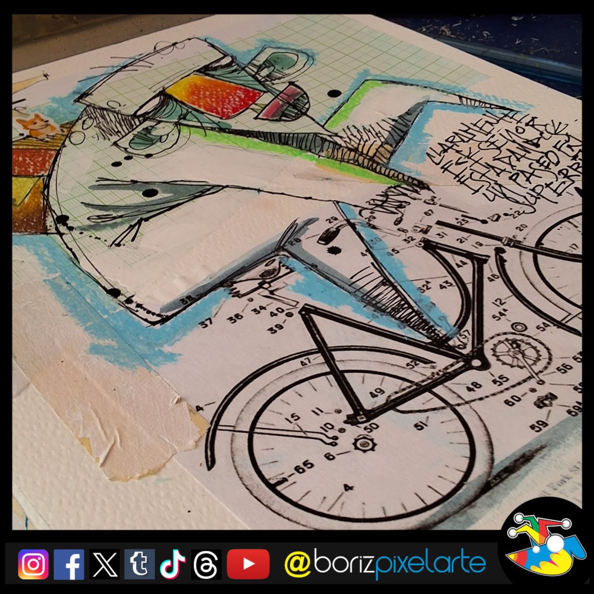 borizpixelarte's tweet photo. Sketchbook 2729 - mix media character
A CHARACTER BORN FROM COLOR π¨ποΈ
Cuando el caos de las texturas encuentra un personaje.
#FantasyIllustration #MixedMediaArt #CharacterArt #SketchbookArt #ExperimentalArt https://t.co/EicVO4HWkg