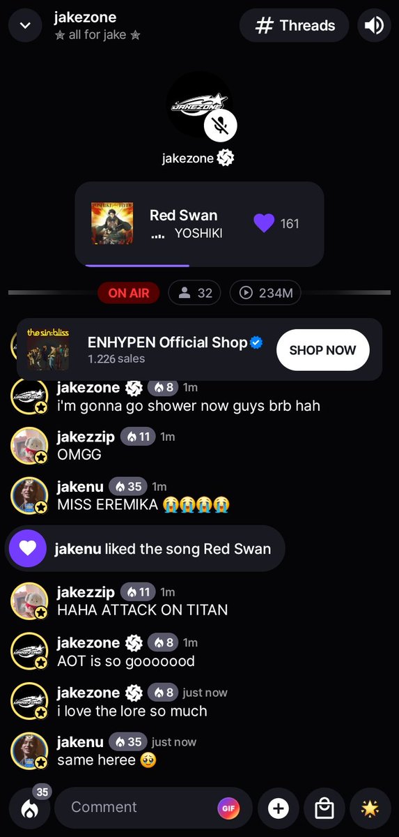 swcyjakey's tweet photo. terima kasih sudah AOT admin 😭🙏🏻 @JAKEZONE_
#STARSSTREAM4JAKE #STARSFORJAKE
#JAKE #제이크 #ジェイク https://t.co/d5NTuW3WHm